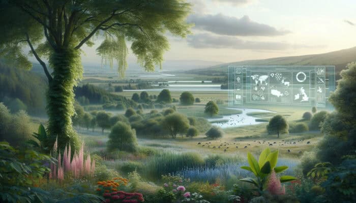 Clearing Sustainably Legally In The UK: A serene UK landscape showcasing sustainable land clearing, balancing nature and development.