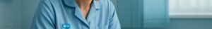 NHS nurse drawing blood for thyroid test on patient in Gateshead clinic